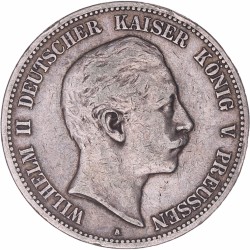 German states. Prussia. 5 Mark. 1888 A.