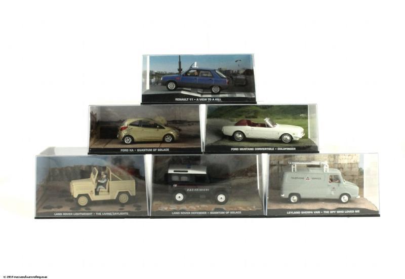 Lot James Bond (6x)