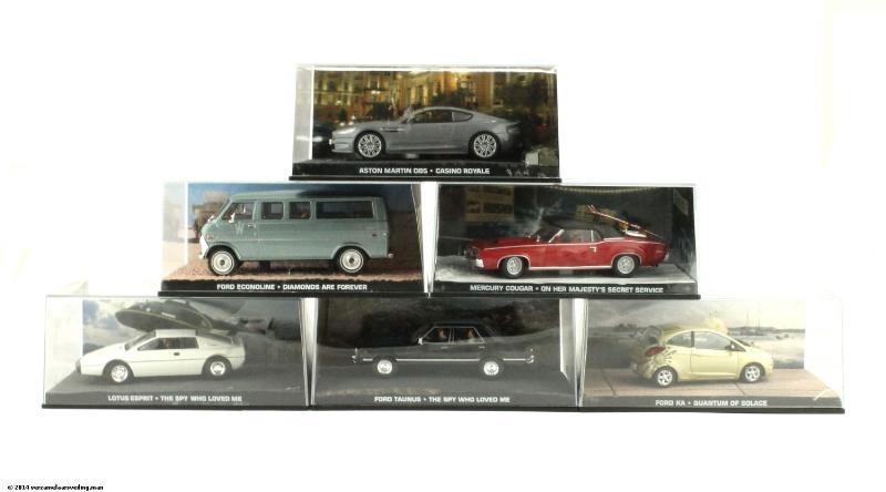 Lot James Bond (6x)