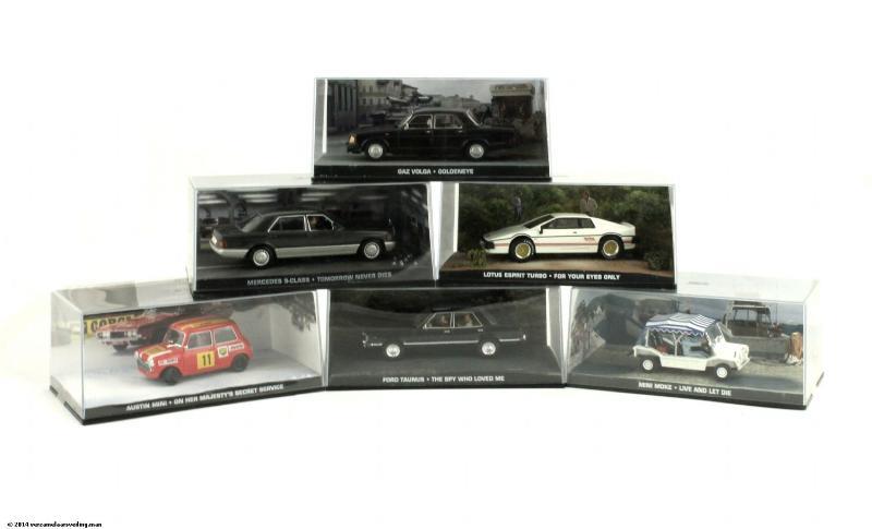 Lot James Bond (6x)
