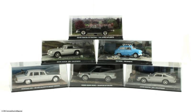 Lot James Bond (6x)