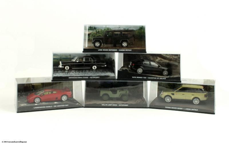 Lot James Bond (6x)