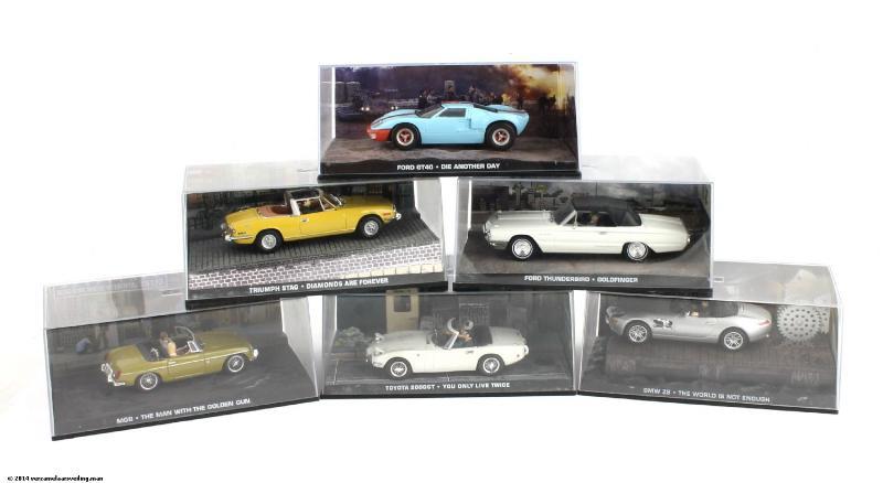 Lot James Bond (6x)