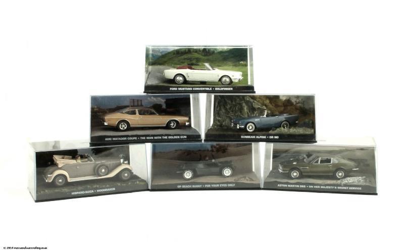 Lot James Bond (6x)