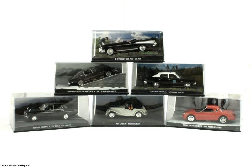 Lot James Bond (6x)