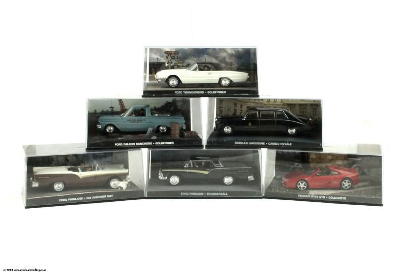 Lot James Bond (6x)