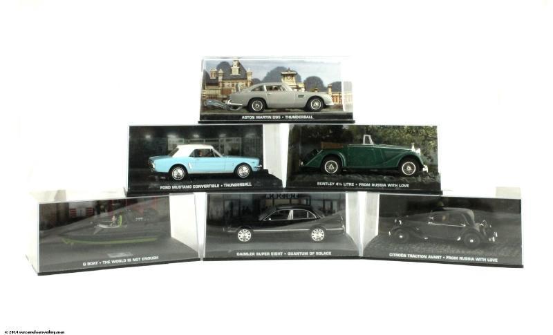Lot James Bond (6x)
