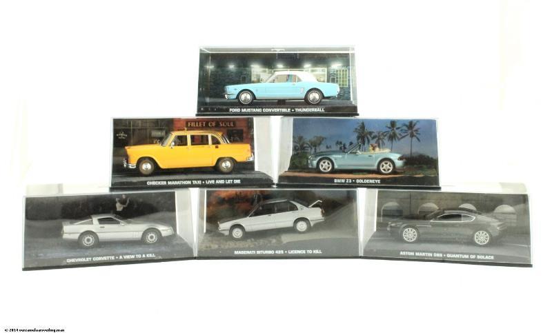 Lot James Bond (6x)