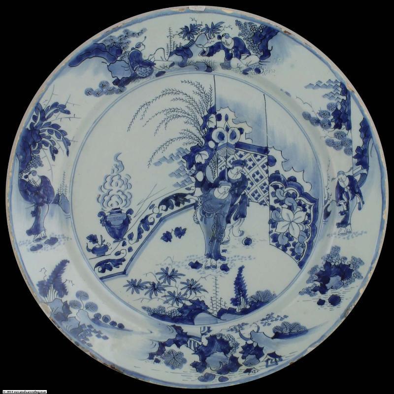 Chinees Porseleinen Bord, Kangxi porselein periode 1662-1722