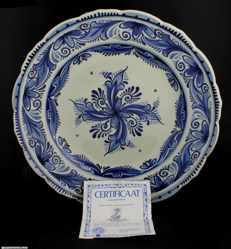 Wandbord, Delftsblauw