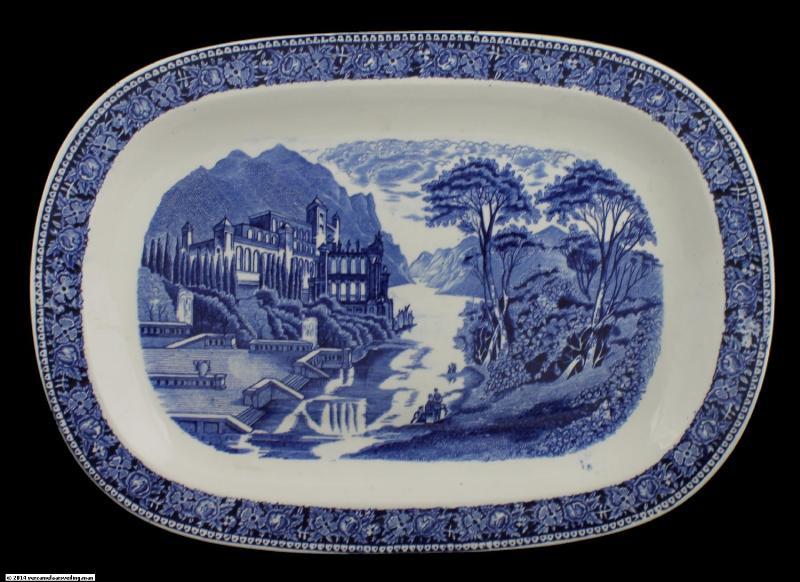 Schaal Cambridge Old England, P. Regout