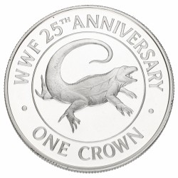 Turks and Caicos Islands. Elizabeth II. 1 Crown 'WWF Collection'. 1988.