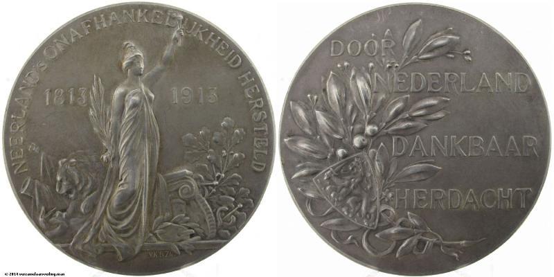 1913 Nederland, eeuwfeest onafhankelijkheid.