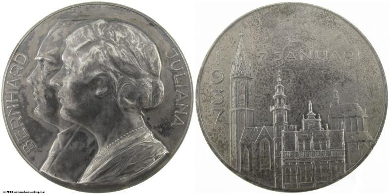 1937 Huwelijk prins Bernhard en prinses Juliana.