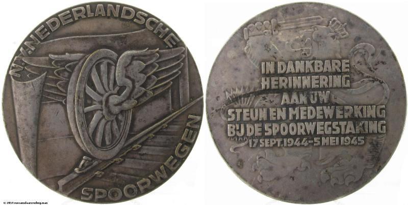1945 Herdenking spoorwegstaking.