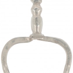 (3) Delig miniatuur haardset zilver.