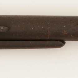 Een enkelloops hagelgeweer, ca. 1900.