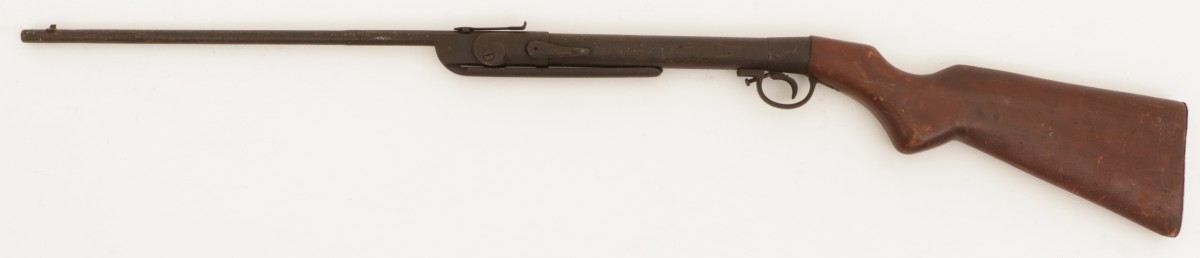 Een enkelloops hagelgeweer, ca. 1900.