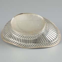 Bonbonmand zilver.