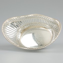 Bonbonmand zilver.