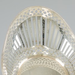 Bonbonmand zilver.