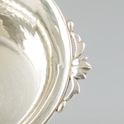 Bonbonmandje zilver.