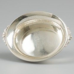 Bonbonmandje zilver.