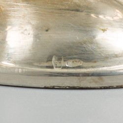 Saucière / sausboot, zilver.