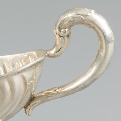 Saucière / sausboot, zilver.