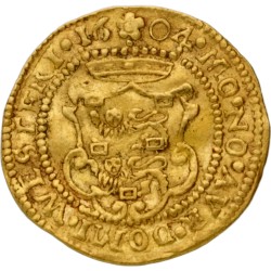 Gouden dukaat - Hongaars type. West-Friesland. 1604. AU 55.