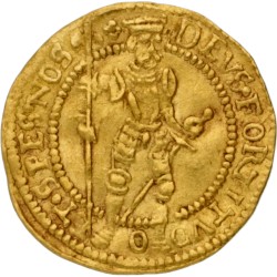 Gouden dukaat - Hongaars type. West-Friesland. 1604. AU 55.