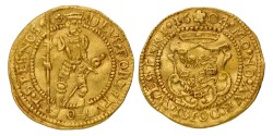 Gouden dukaat - Hongaars type. West-Friesland. 1604. AU 55.
