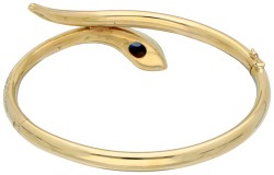 14K Geelgouden slangenarmband.