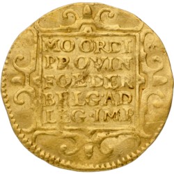 Gouden dukaat. Utrecht. 1593. AU details.