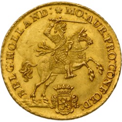 Gouden rijder van 14 gulden. Holland. 1749. MS 65.