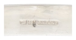 Kultaseppa Salovaara zilveren bangle armband bezet met bergkristal.