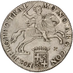 Dukaton of zilveren rijder. Utrecht. 1785. AU details