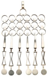 Kultateollisuus Ky zilveren Finse design hanger.