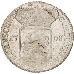Zilveren dukaat. Zeeland. 1798. MS 62.