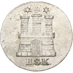 German states. Hamburg. Schilling. 1841.