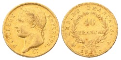 France. Empire. Napoleon. 40 Francs. 1811 A.