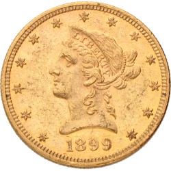 USA. 10 Dollar. 1899.