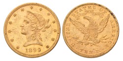 USA. 10 Dollar. 1899.