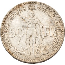 No reserve - Belgium. Leopold III. 50 Francs. 1935 FR.