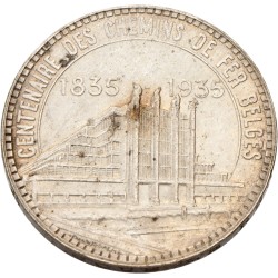 No reserve - Belgium. Leopold III. 50 Francs. 1935 FR.