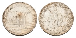 No reserve - Belgium. Leopold III. 50 Francs. 1935 FR.
