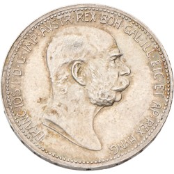 No reserve - Austria. Austria-Hungary. Franz Joseph I. Corona. 1908.