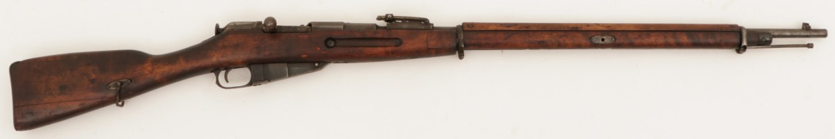 Een Mosin Nagant grendelgeweer, Rusland, mid. 20e eeuw.