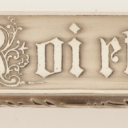 Infanteriesabel, vermoedelijk Politie of Garde Civique, kling gemerkt 'Jules Fonson, Bruxelles'., en 'Pour le Roi et la Patrie'. op de kling.  incl. troddel en schede