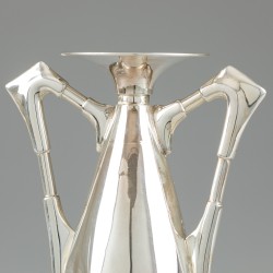 Siervaas Art Deco zilver.